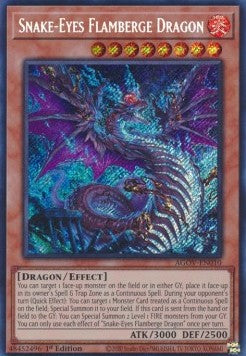 Drago Flamberga Occhi di Serpente